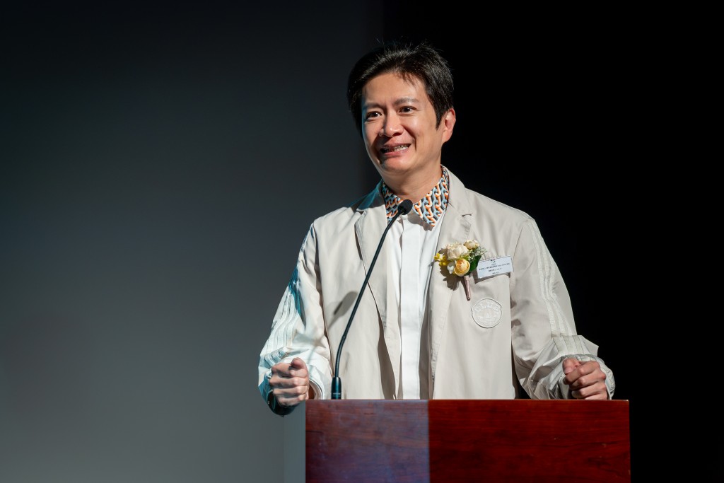 香港理工大學專業進修學院（PolyU SPEED）院長陳繼宇致辭。
