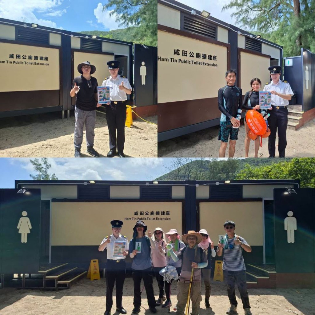 遊人對公廁的衞生情況十分滿意,並讚揚廁所事務員用心工作將環境清潔得乾淨企理,使他們用得安心。食環署fb 遊人對公廁的衞生情況十分滿意,並讚揚廁所事務員用心工作將環境清潔得乾淨企理,使他們用得安心。食環署fb