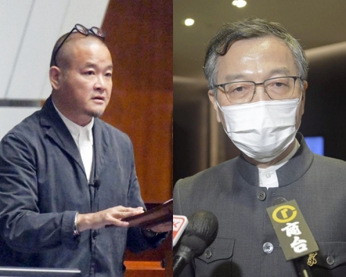 邵家臻(左)及林正財(右)。資料圖片