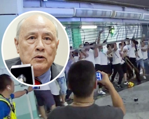 梁定邦指出元朗721事件將會在法庭解決。資料圖片
