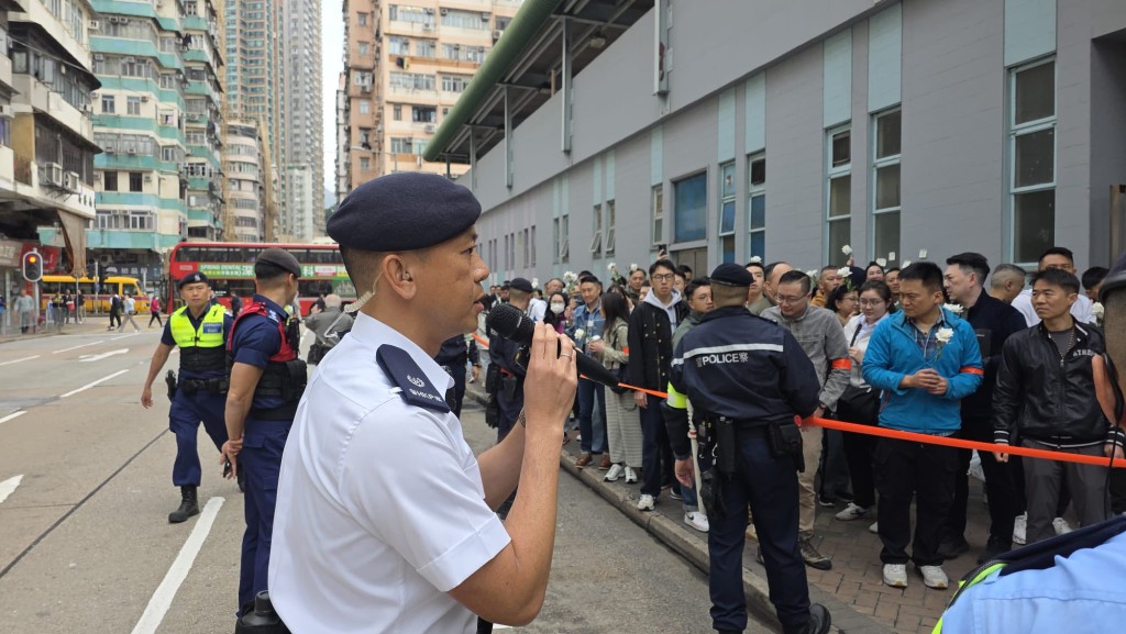 警察機動部隊總部今日(2月3日)在深水埗區舉行大規模公眾活動演習。 警察機動部隊總部今日(2月3日)在深水埗區舉行大規模公眾活動演習。