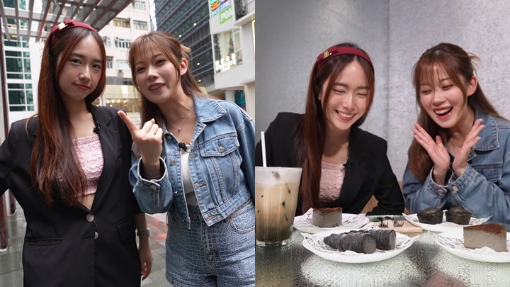 波波黃婧靈緊貼美食潮流  掃小店被芝麻吉士醬俘虜味蕾