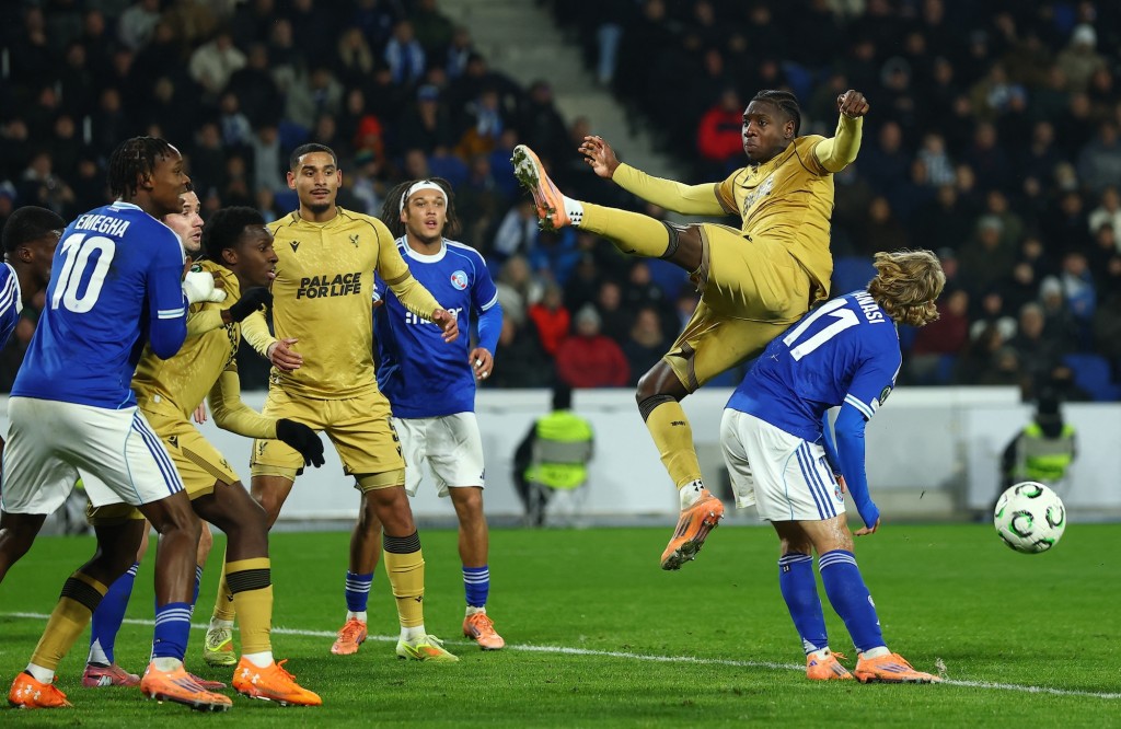 水晶宮賽後跌落第18位。路透社