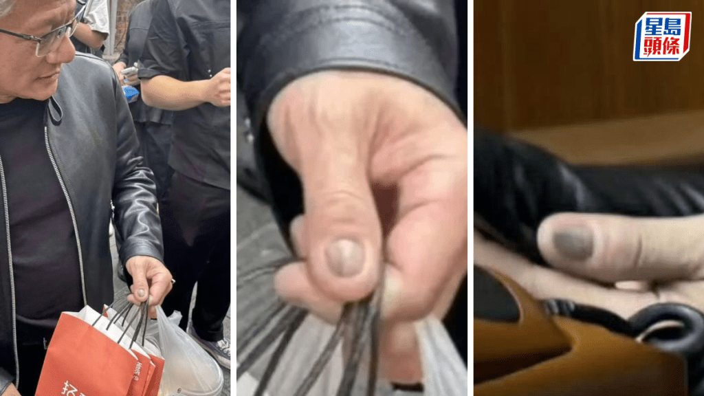 輝達CEO黃仁勳指甲灰黑引起熱議 專家拆解灰甲迷思 (網上圖片) 輝達CEO黃仁勳指甲灰黑引起熱議 專家拆解灰甲迷思 (網上圖片)