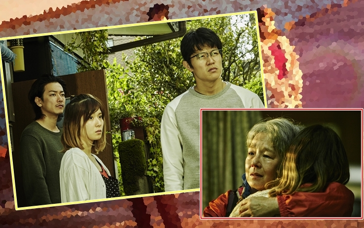 在一個滂沱大雨的夜晚，經營的士公司的稻村家之母親小春（田中裕子 飾）為了三個孩子的幸福，親手殺了總是借醉施暴的丈夫，亦留下十五年後定必會回來與他們重聚的誓言。
