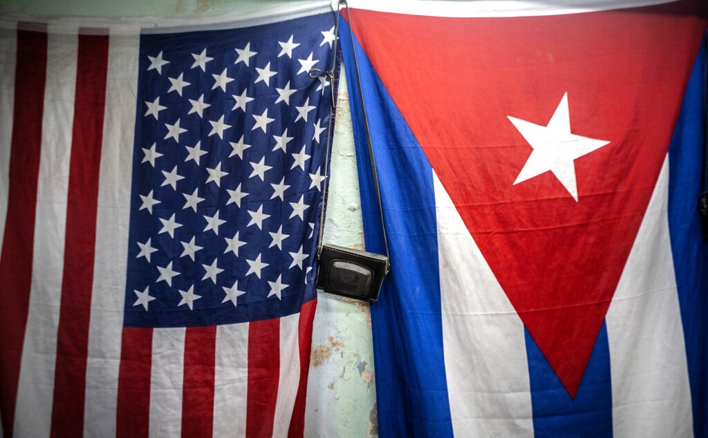 特朗普政府將古巴重列「支持恐怖主義國家」。AP圖片