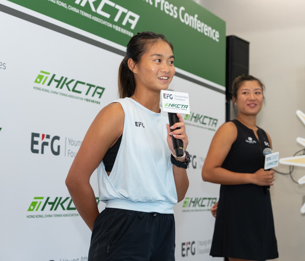香港女将王康怡表示因有盈丰青少年运动员基金会的支持，让她能专心一致投入赛事，于更多赛场获取经验，突破自己。 公关图片