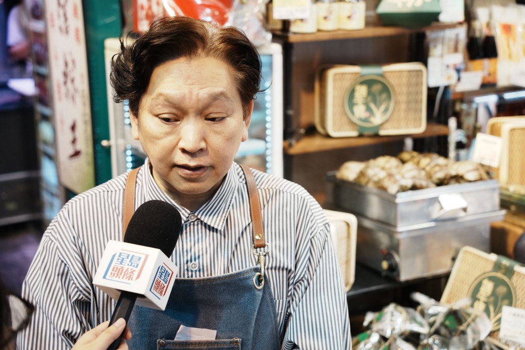 永富食品公司負責人陳錦輝。 永富食品公司負責人陳錦輝。