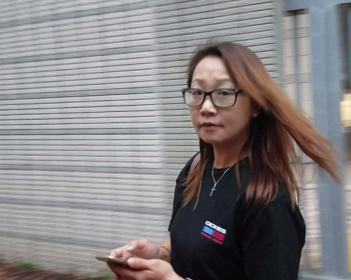 第一被告胡嘉敏。法庭記者陳詠恩攝