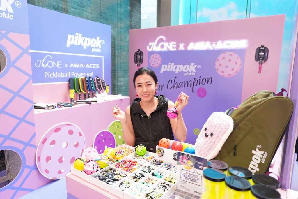 甘比表示:「Pickleball比想像中容易上手,很快就能掌握節奏。」 甘比表示:「Pickleball比想像中容易上手,很快就能掌握節奏。」