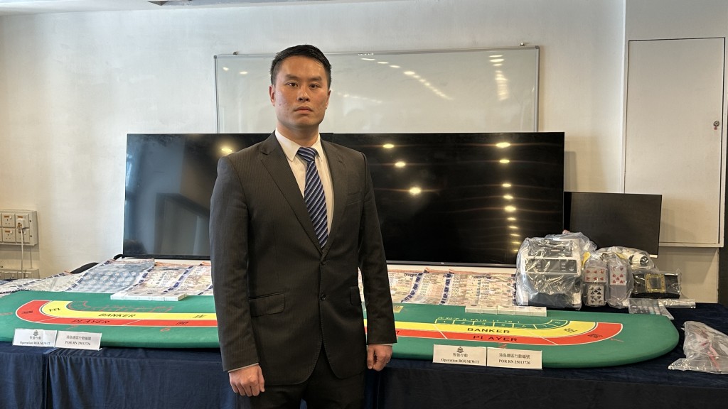 港島總區反三合會行動組高級督察吳嘉倫。