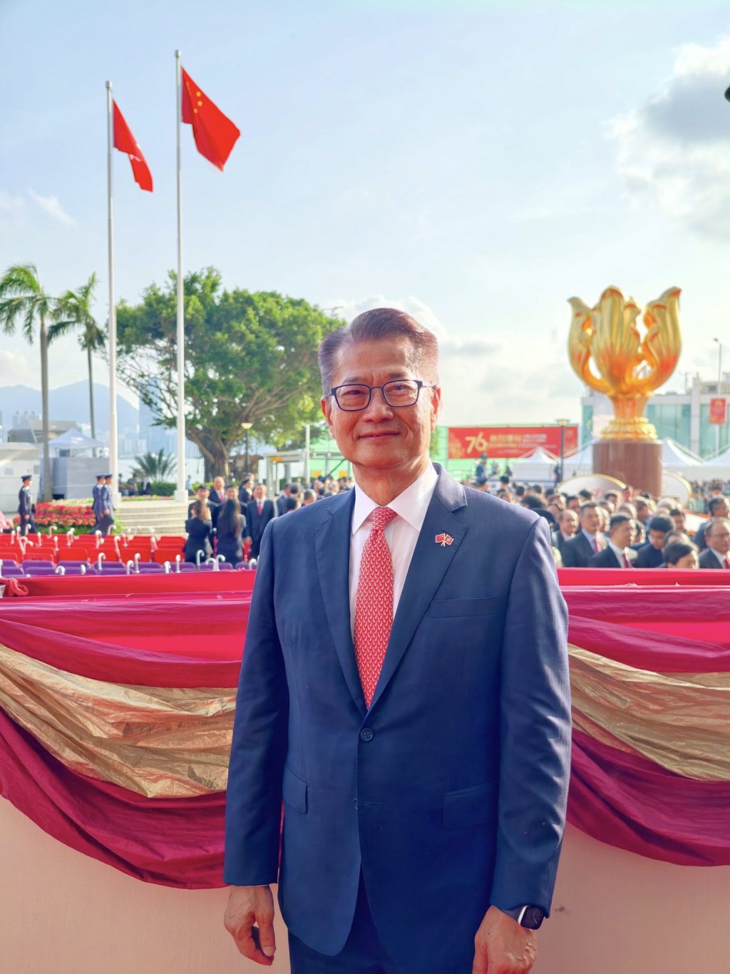 陳茂波表示，在複雜的世界格局中，國家展現出戰略定力與韌力，並在推動全球治理及綠色發展上肩負大國擔當。陳茂波fb圖片
