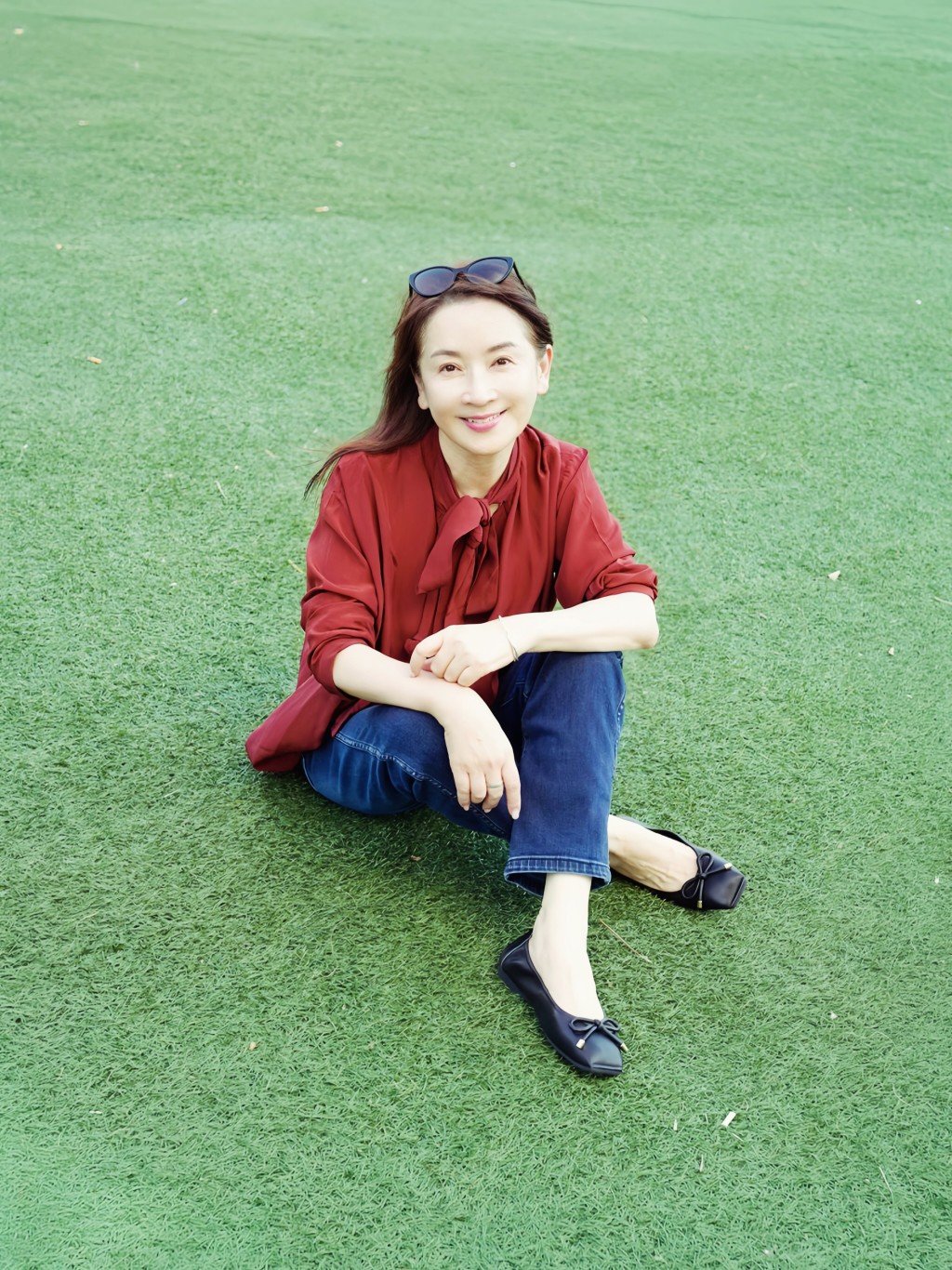 龔慈恩大方展示真實自然的一面，獲網民封為「不老女神」。