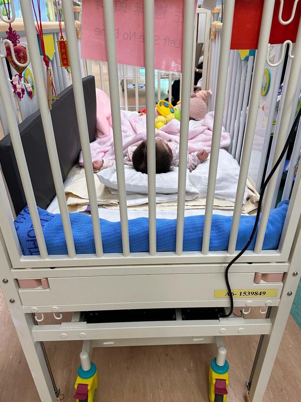 小雪兒早前接受腦部手術。香港關懷力量FB圖片