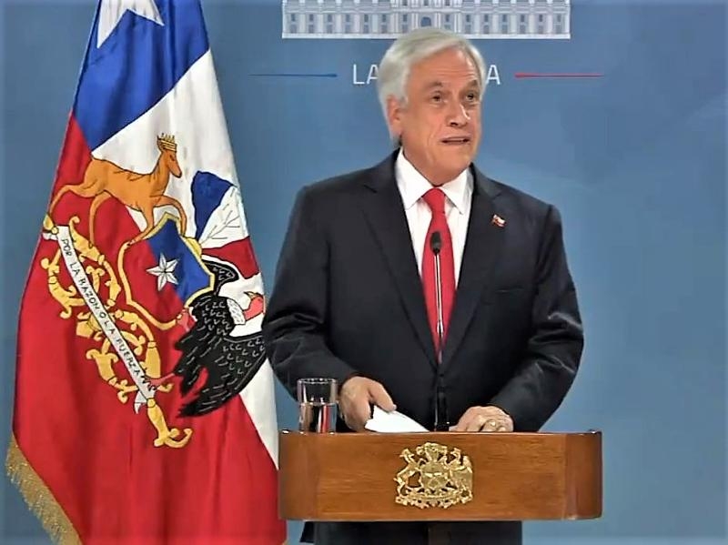 智利总统皮涅拉再激发民愤。AP 