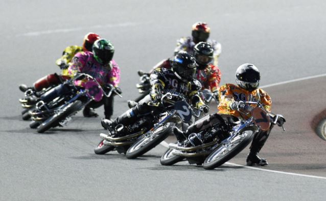 森且行在比賽中一直領先。