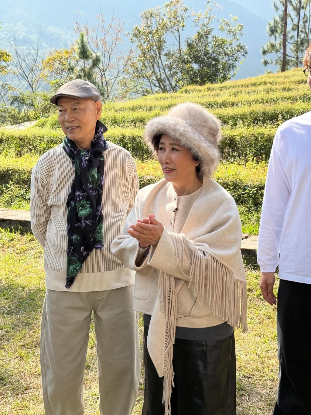 汪明荃與羅家英首次夫妻檔拍旅遊節目。