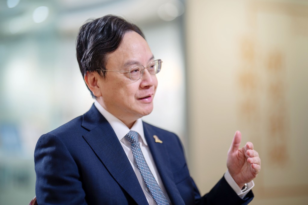 對於發展北都大學城，盧煜明認為院校須考慮自身的財力，自行「計好數」。蘇正謙攝