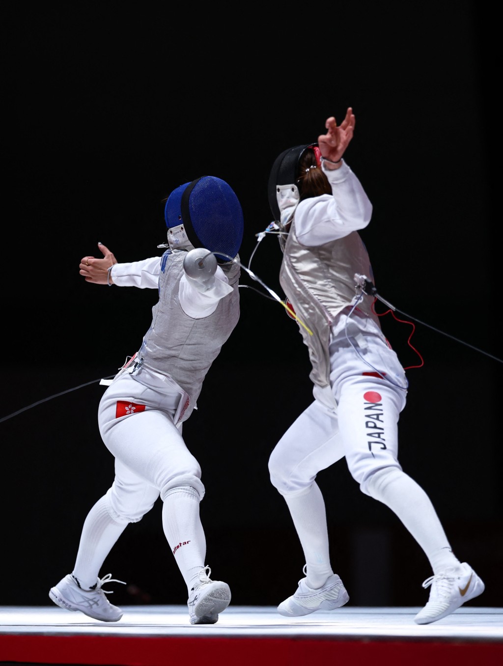 香港女子花劍隊近五屆，四次奪得團體賽銅牌。路透社