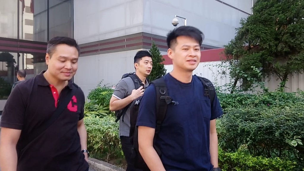 警員陳瑞庭和陳楚盛。陳詠恩攝