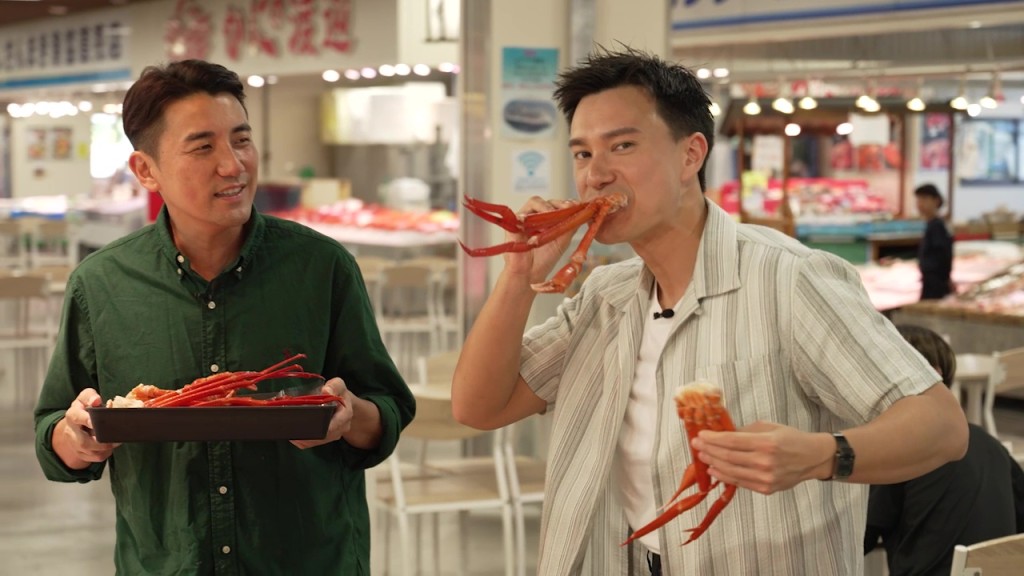 洪永城和朱敏瀚帶領觀眾去到日本。