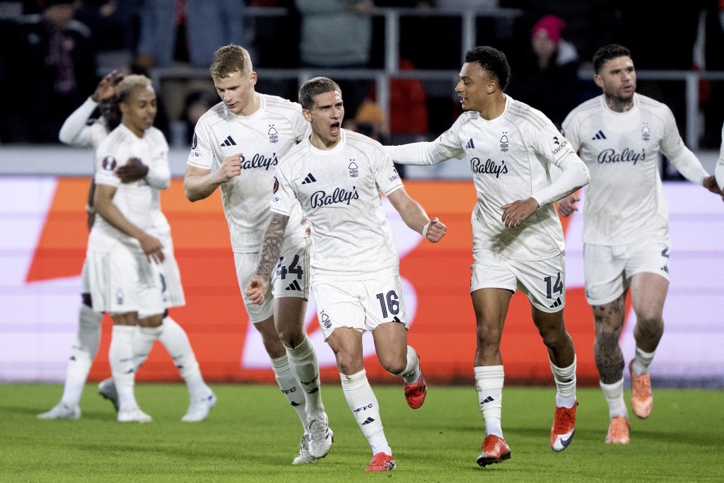 諾定咸森林晉級8強。法新社