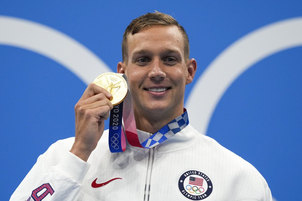 積素同日再添兩金，成歷來第五位單屆奧運五金泳將。AP