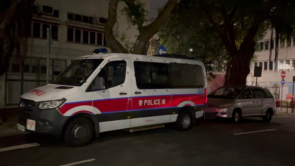 警方於車上檢獲少量毒品。蔡楚輝攝