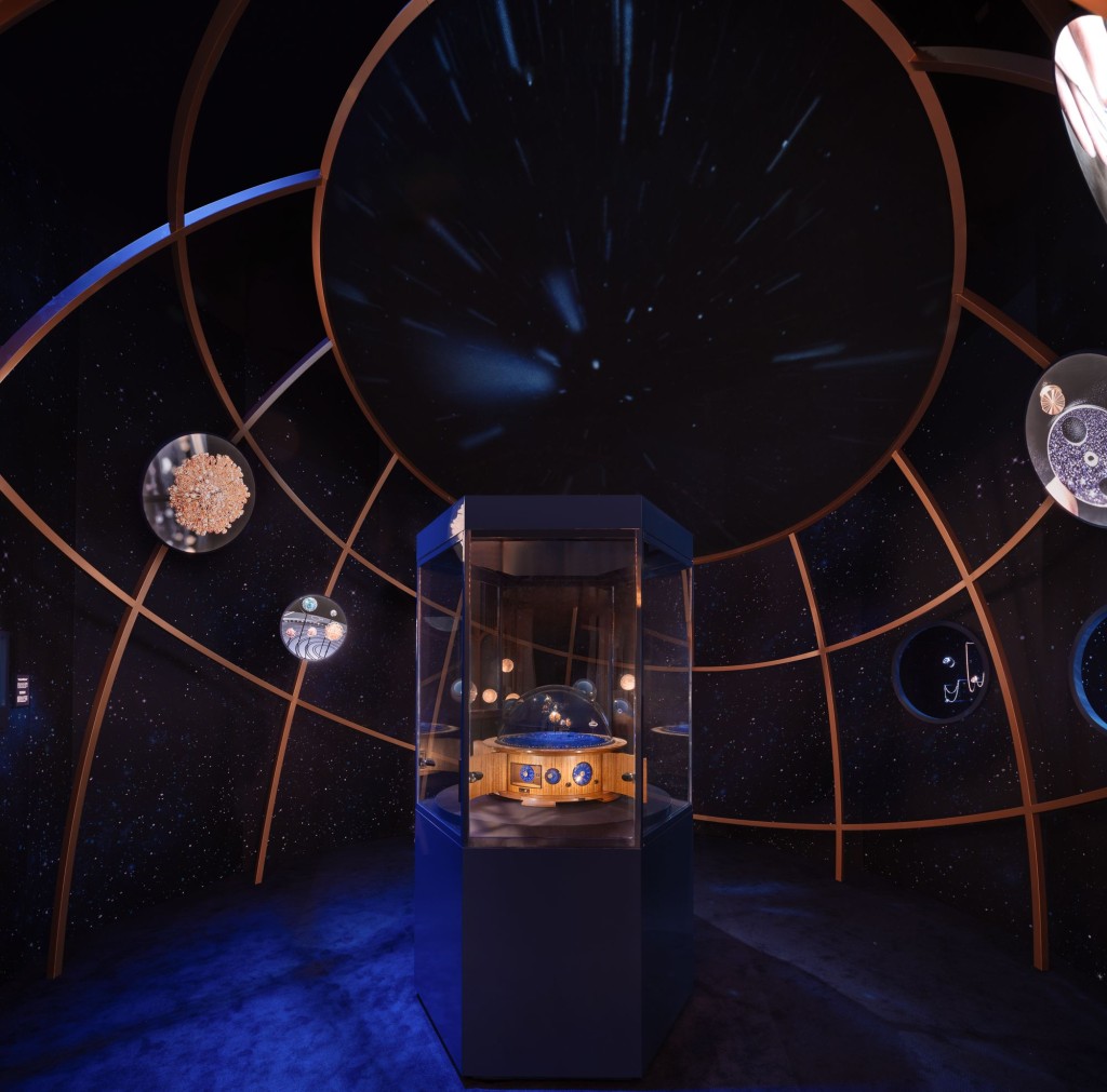 於2025年在日內瓦Watches and Wonders錶展中首度亮相的Planétarium自動機械裝置。
