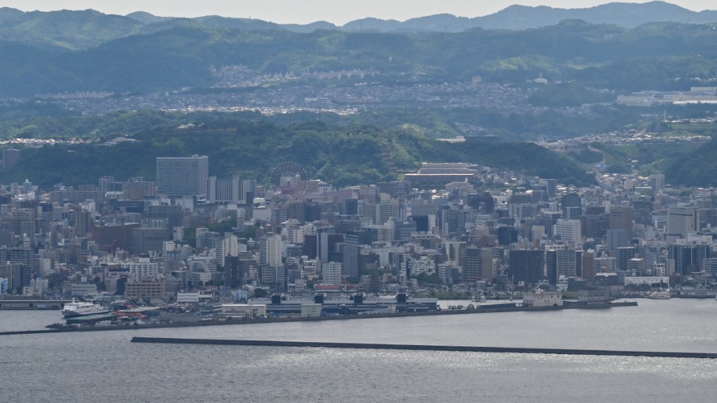 日本鹿兒島縣是地震頻繁區域。法新社
