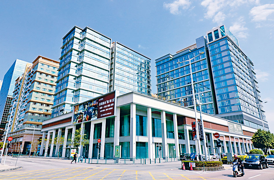 ■澳門新盤雙鑽，目前正作銷售。