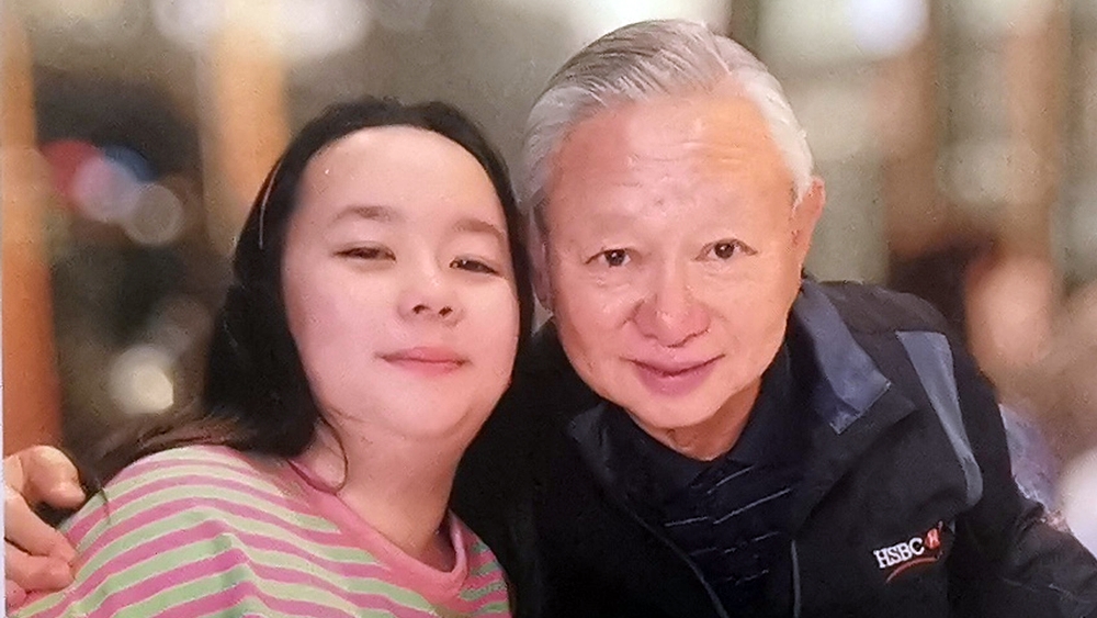 孫女清宜撰文:「爺爺,我很愛很愛您。」