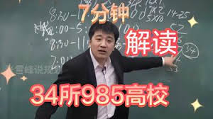 早在2016年,他憑藉「七分鐘解讀34所985高校」的影片爆紅。 早在2016年,他憑藉「七分鐘解讀34所985高校」的影片爆紅。