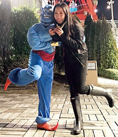子善當年扮燈神求婚。