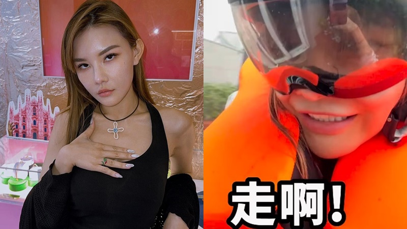 韋帕颱風丨五索直擊半山風暴威力 戴頭盔眼罩搵命搏 豪宅花園家具盆栽損毀滿目瘡痍