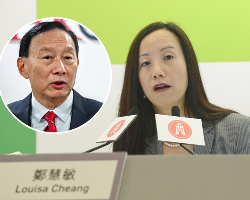 王冬勝在滙豐的內部電郵中，對鄭慧敏離世表示哀悼。資料圖片