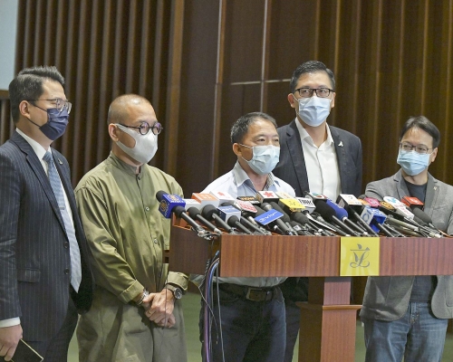 民主派促撤回政治檢控。資料圖片