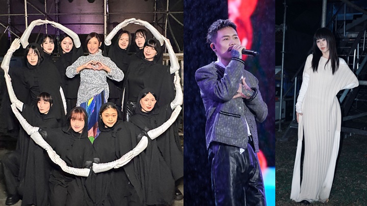 苏慧伦第一次挑战「手形舞」  萧秉治冒雨献唱  白安再访新竹跨年丧食抵强风