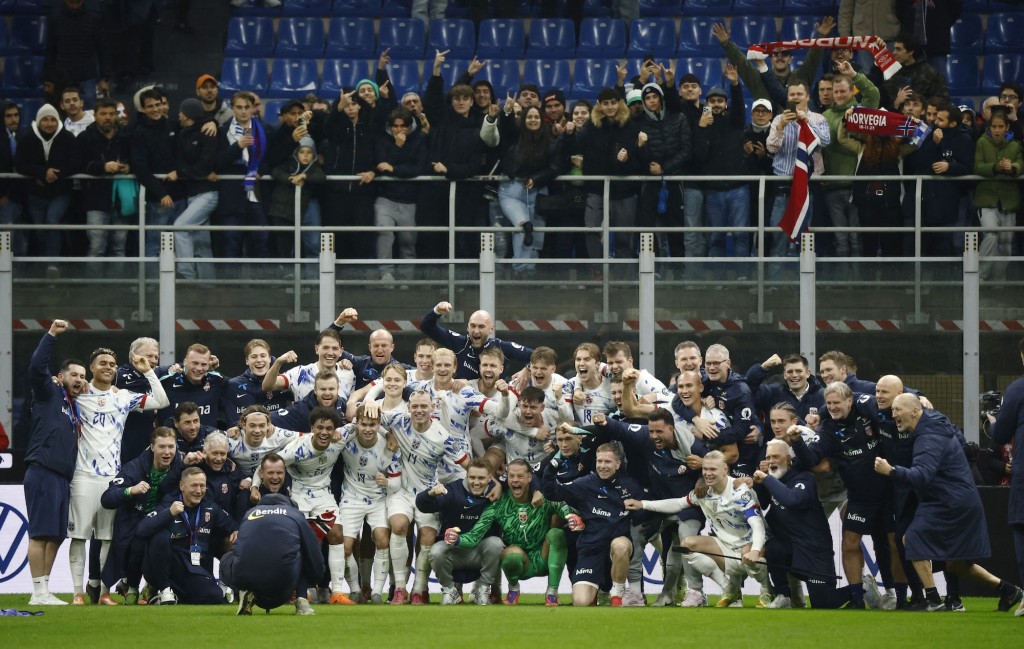 挪威相隔28年再戰世界盃決賽周。路透社