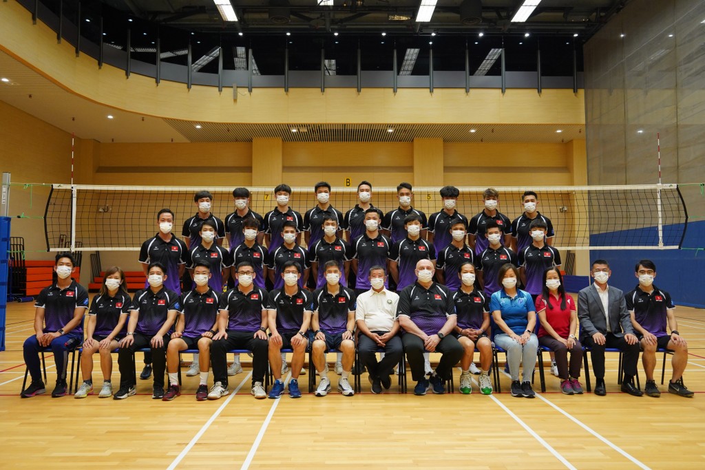 香港排球隊今次加入不少年青新血。 香港排球總會圖片