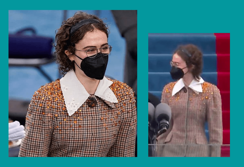 早前Ella以一身Miu Miu出席總統就職典禮。