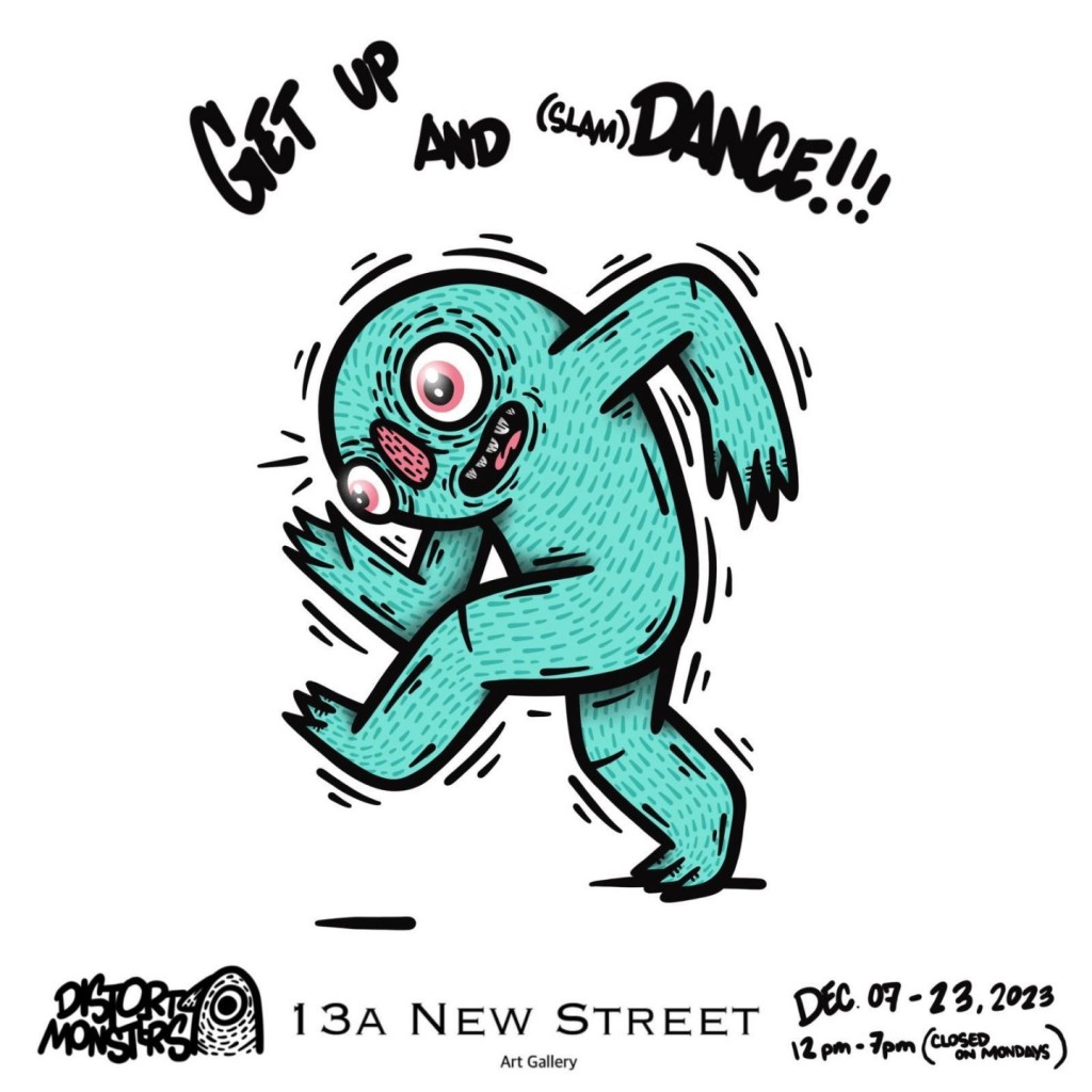 《Get Up and (SLAM) Dance》Distort Monsters作品展（圖片來源：Instagram@distortmonsters）