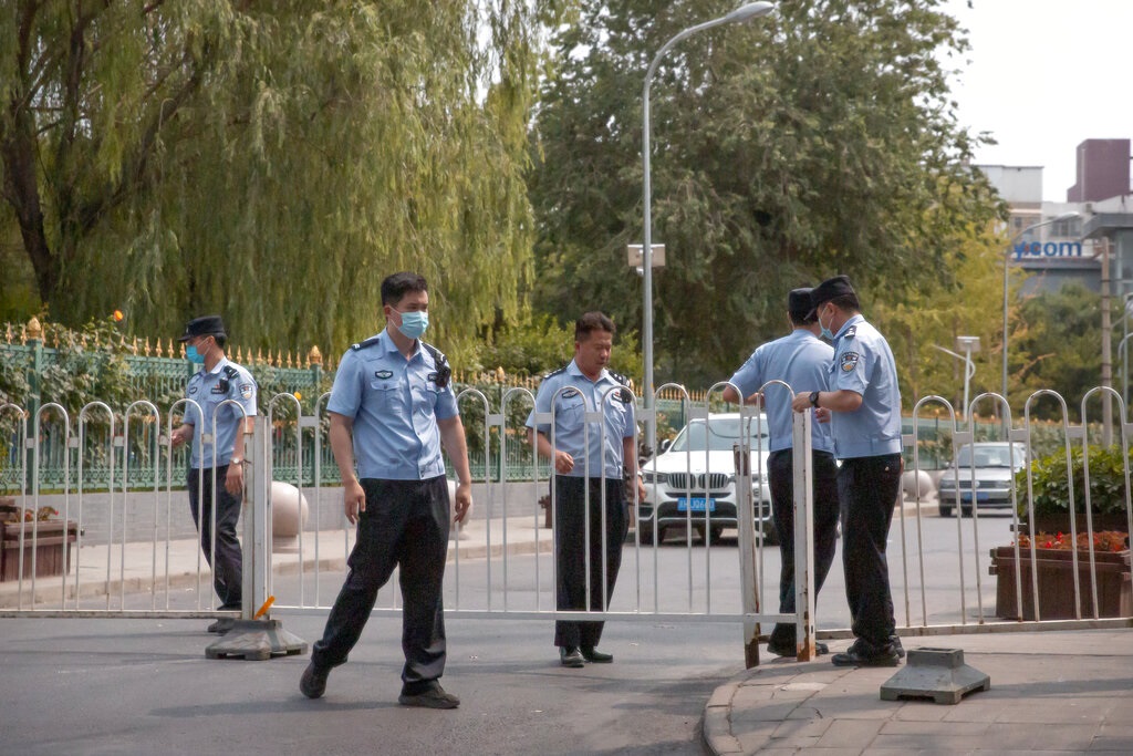 北京大部分新患者到過豐台區新發地農產品批發巿場。AP圖片