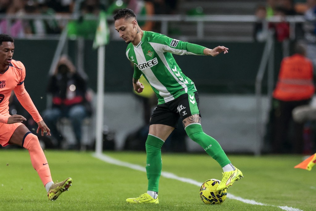 安東尼開賽6分鐘先開紀錄。法新社 安東尼開賽6分鐘先開紀錄。法新社