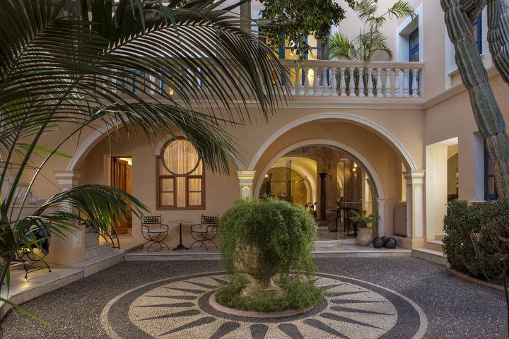 希臘克里特島的Casa Delfino Hotel & Spa，由十九世紀的大宅改建而成。
