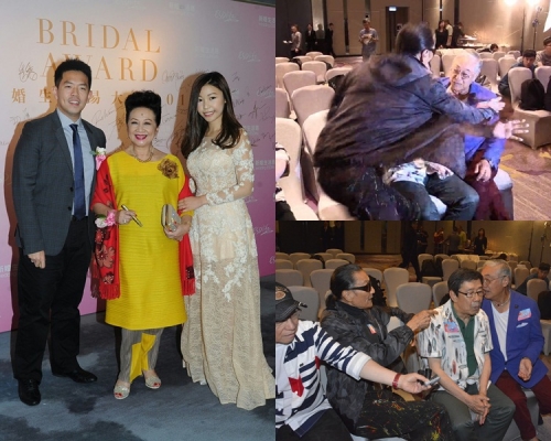 謝賢與曾江怒摑事件後都沒見再一齊,薛家燕想藉幫囝囝擺喜酒令二人坐同一圍。