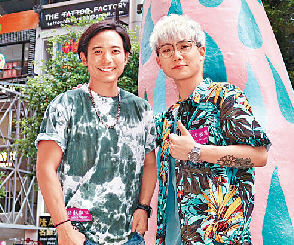 ■CY和林德信齐齐出席活动。
