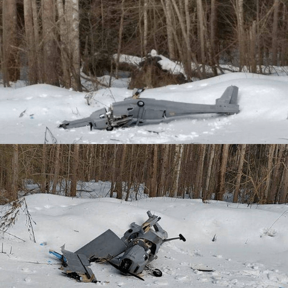 無人機墜落後畫面。