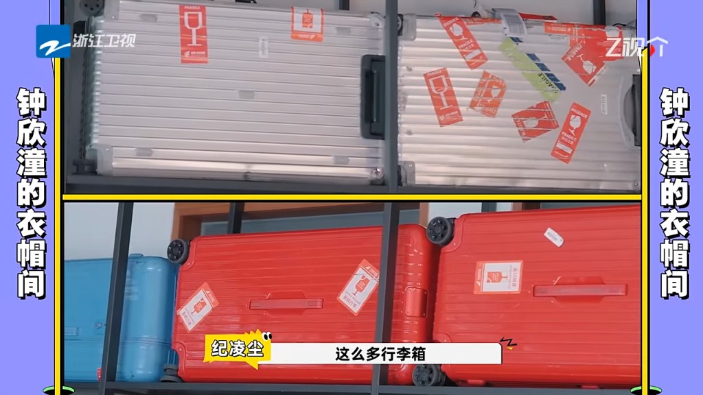 好多行李箱。 好多行李箱。
