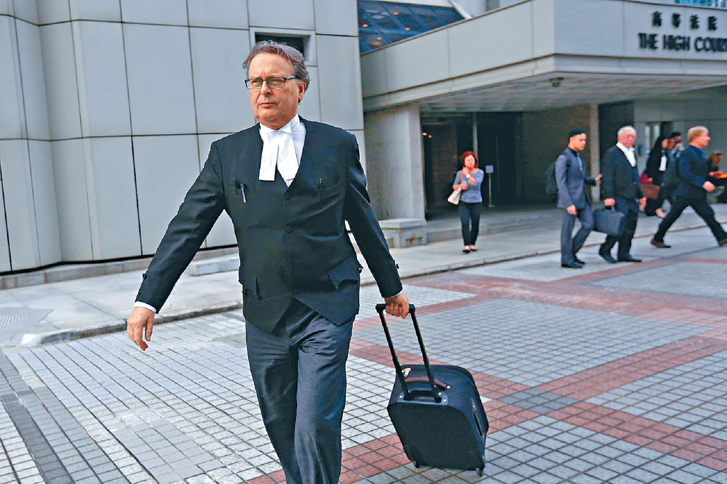 「英國外援」御用大律師Tim Owen。資料圖片